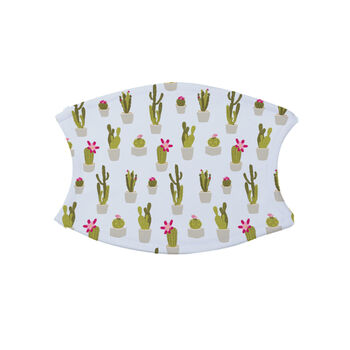 Cactus Print Double Layer Facemask, Filters Provided, 2 of 2