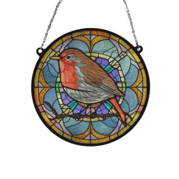 Robin Stained Glass Effect Suncatcher, 2 of 7