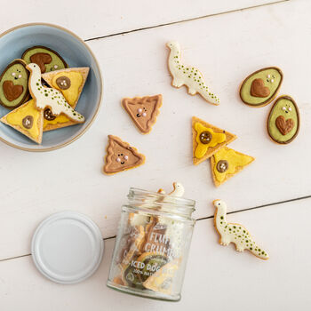 Mini Alan The Avocado Iced Dog Biscuit Jar, 3 of 3