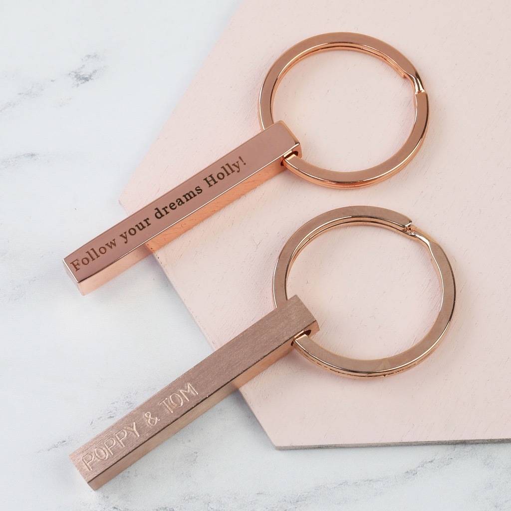 personalised bar keyring by lisa angel | notonthehighstreet.com