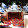 Lhasa Outdoor Rug In Red And Violet, thumbnail 1 of 3
