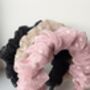 Annabelle Ruffled Headband In Soft Tulle, thumbnail 3 of 10