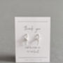 Thank You Bridesmaid Sterling Silver Bar Knot Earrings, thumbnail 6 of 9
