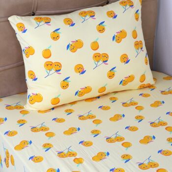 Kids Teens Fitted Bed Sheet Set With Pillow Cover, 2 of 3