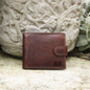 Personalised Vegetable Tanned Leather Wallet Rfid, thumbnail 1 of 11
