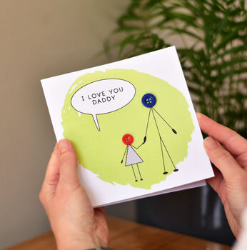 'Love You Daddy' Father's Day Card, 6 of 10