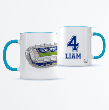 Personalised Leicester City Mug, King Power Stadium, 6 of 9