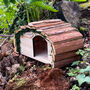 Prickles The Hedgehog Wooden House With Nesting Straw, thumbnail 3 of 6