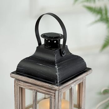 Decorative Wooden Candle Lantern, 5 of 7