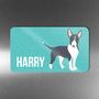 Personalised Bull Terrier Magnet Three Dog Colours, thumbnail 3 of 3