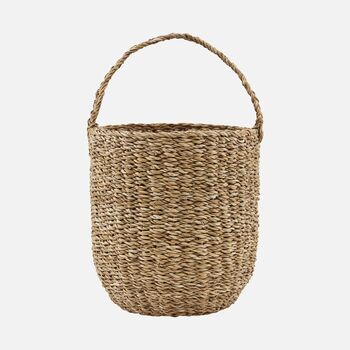 Basket W/Handle, Use, Natural, 4 of 4