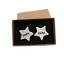 Personalised Star Cufflinks Gift For Dad, thumbnail 1 of 3