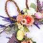 Large 43cm Easter Bunny Spring Easter Egg Wreath, thumbnail 4 of 8