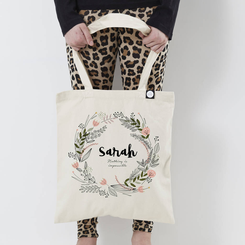 wreath tote