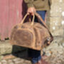 Leather Gym And Travel Holdall, thumbnail 1 of 11