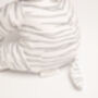 Gift Boxed Grey And White Soft Zebra Toy, thumbnail 2 of 5