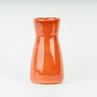 Large Handmade Stoneware Orange Bouquet Vase For Flowers, thumbnail 1 of 4