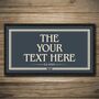 Personalised Bar Runner And Coasters Dog House Modern, thumbnail 2 of 8