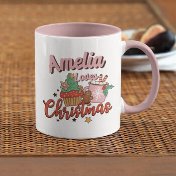 Cute Christmas Movie Mug Hot Chocolate Personalised, 2 of 3