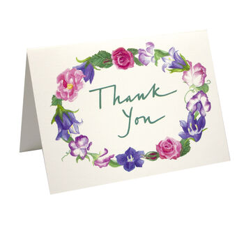 Box Set Of Assorted Thank You Greetings Cards, 6 of 8