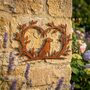 Dog Branch Heart Steel Garden Sculpture, thumbnail 1 of 3