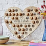 Personalised Heart Shape Cork Collector For Couples, thumbnail 1 of 5