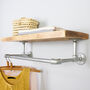 Finchley Industrial Clothes Shelf And Rail, thumbnail 2 of 10