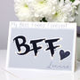 Personalised Acronym Bff Best Friend Card, thumbnail 3 of 7