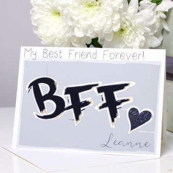 Personalised Acronym Bff Best Friend Card, 2 of 9