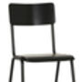 Black Stackable School Chairs, thumbnail 2 of 5
