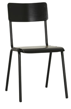 Black Stackable School Chairs, 2 of 5