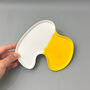 Two Tone Yellow And White Jewellery And Trinket Tray, thumbnail 7 of 11
