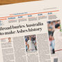 The Ashes Personalised UK Cricket Gift Newspaper Book, thumbnail 12 of 12