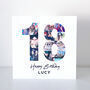 Personalised 18th Birthday Photo Collage Card, thumbnail 2 of 8