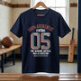 'Authentic Vintage 2005' 21st Birthday Gift T Shirt, thumbnail 1 of 11