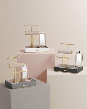 Jewellery Display Stand With Mirror Panel, 7 of 7