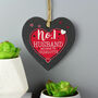 Personalised Love Slate Heart Hanging Sign, thumbnail 1 of 3