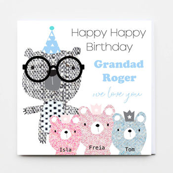 Happy Birthday Grandad Greeting Card, 4 of 5