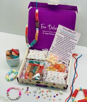 Kid's Sweetie And Bead Jewelry Making Kit, 5 of 6