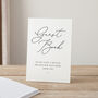 Modern Elegance Personalised Initials Wedding Guest Book, thumbnail 3 of 3