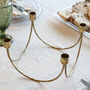 Gold Wave Four Section Candle Holder, thumbnail 4 of 5