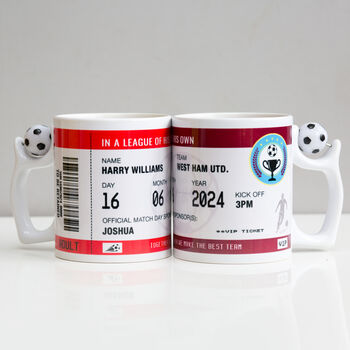 Personalised Football Mug For Dad, 7 of 10