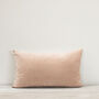 Misi Long Shell Pink Velvet Cushion, thumbnail 3 of 4