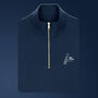 Alpe D Huez Ski Cycling Half Zip Sweatshirt, thumbnail 4 of 6