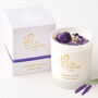 Luxury Lavender Soy Candle With Amethyst Crystals, thumbnail 1 of 11