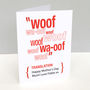 Personalised Pet Translation Mother's Day Card, thumbnail 2 of 2