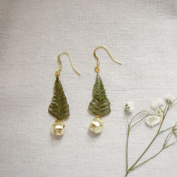 Christmas Tree And Bell Gold Plated Earrings, 9 of 12