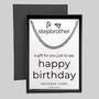 Necklace For Stepbrother, Just To Say Happy Birthday, thumbnail 1 of 6