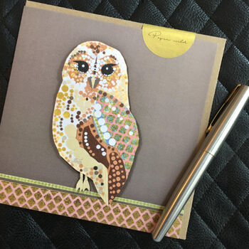 Tawny Owl Card, 2 of 3