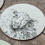 Set Of Four Round Farm Animal Coasters, thumbnail 5 of 5